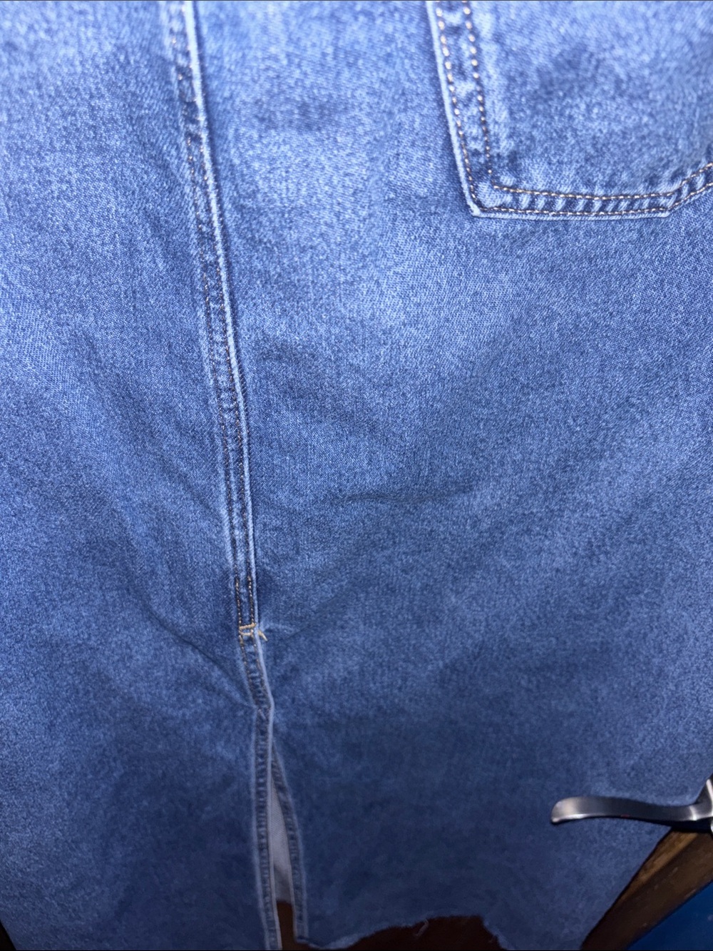 Universal Thread Dark Blue Denim Jeans with Contrast Stitching - Picture 13 of 15